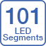 101 LED segments