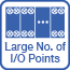 Large No. of I/O Points