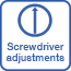 Screwdriver adjustments 