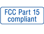 FCC Part 15 compliant