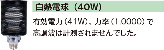 白熱電球（40W）